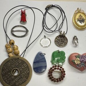 Vintage Pendant and Pin Collection